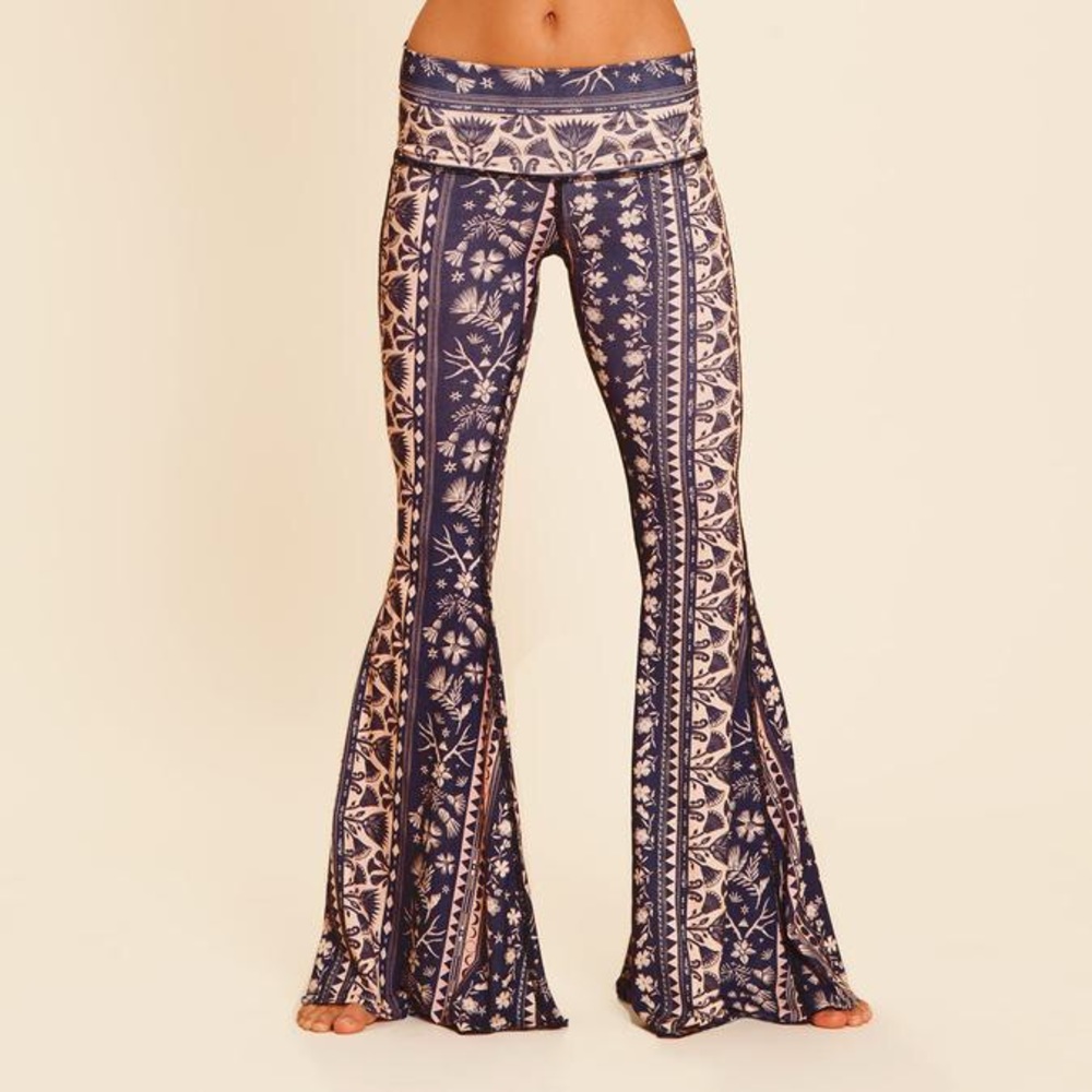 Moon flower bell bottoms
